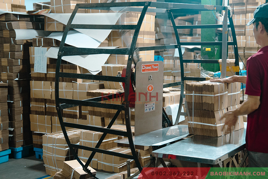 Đóng gói hộp Carton shipcod Kim Anh