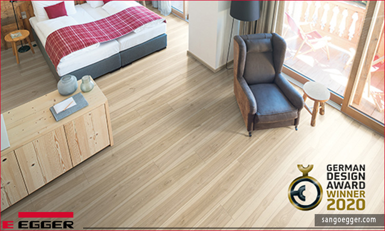 Trang trí gỗ Tegern Ash, đã được trao giải thưởng "Người chiến thắng", trông rất đẹp với tông màu tự nhiên nhẹ nhàng