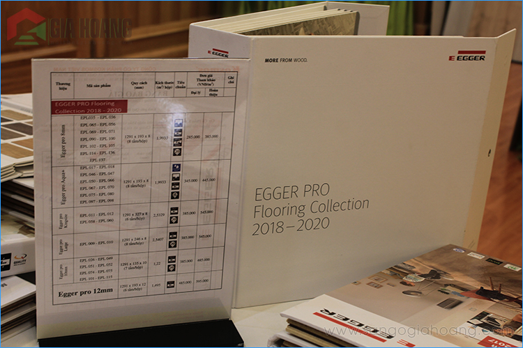 Bộ sưu tập Egger Pro 2018-2020