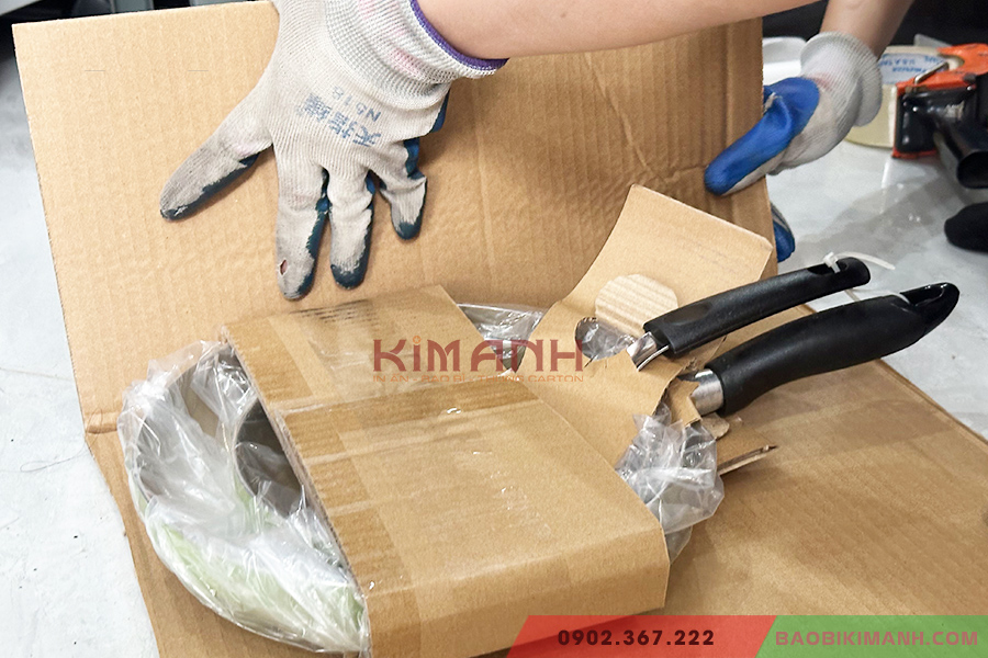 Giái pháp đóng hàng truyền thống bằng carton tận dụng 