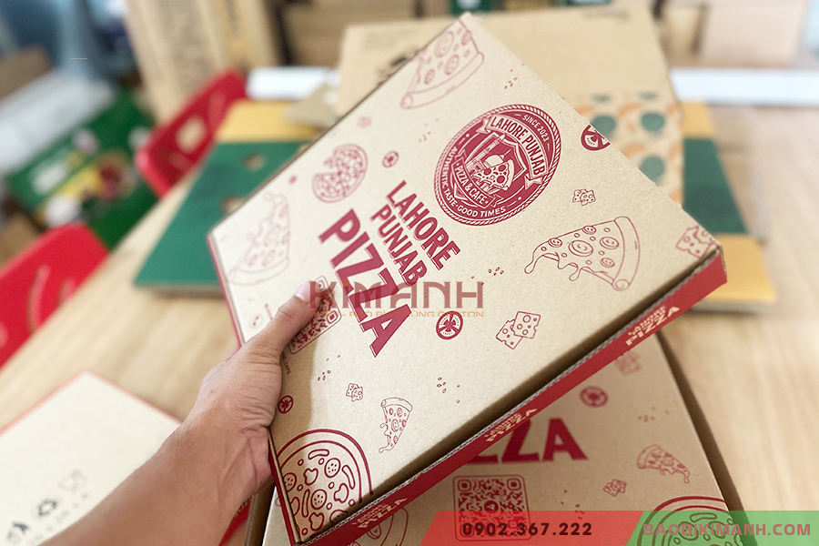 Hộp đựng pizza, thực phẩm bao bì Kim Anh