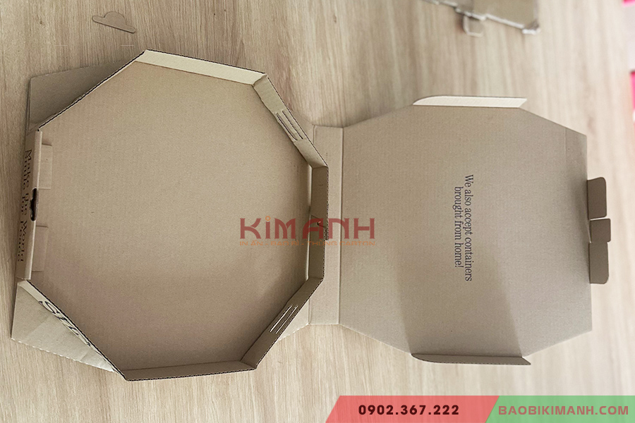 Hộp Pizza thiết kế đặc biệt tại Bao bì Kim Anh