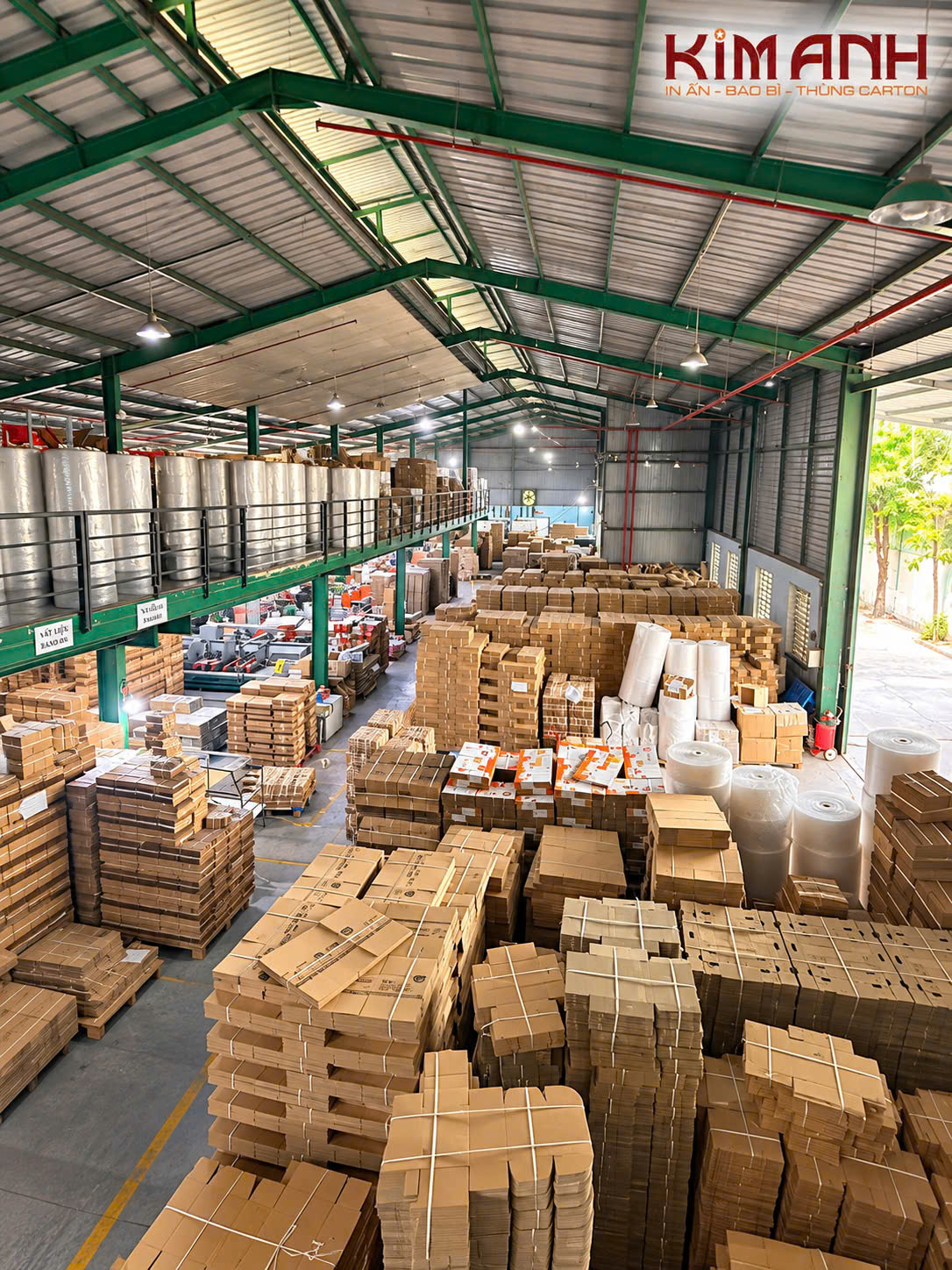 Nhà máy sản xuất hộp carton Kim Anh