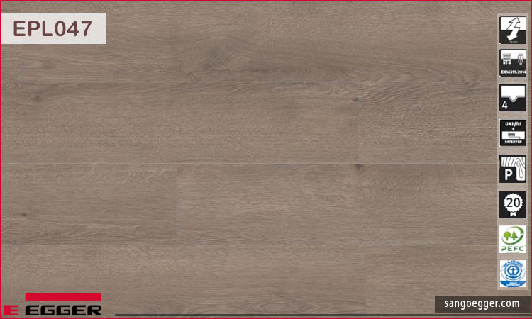 Sàn gỗ Egger Pro Aqua Plus EPL047 Dark Newbury Oak