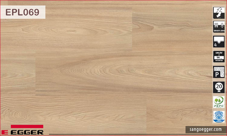 Sàn gỗ Egger Pro EPL069 Light Drayton Elm