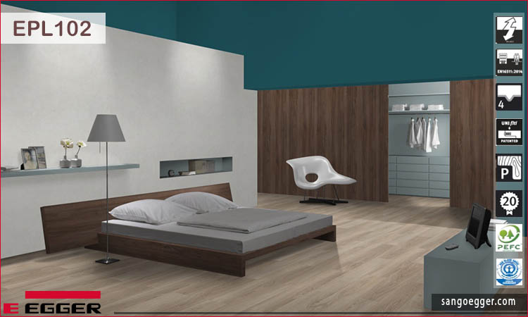 Sàn gỗ Egger Pro EPL102 Amiens Oak light