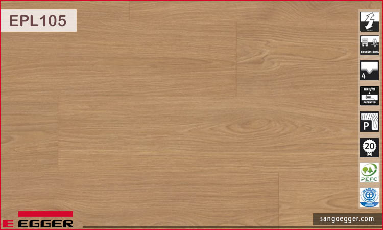 Sàn gỗ Egger EPL105 Shannon Oak honey