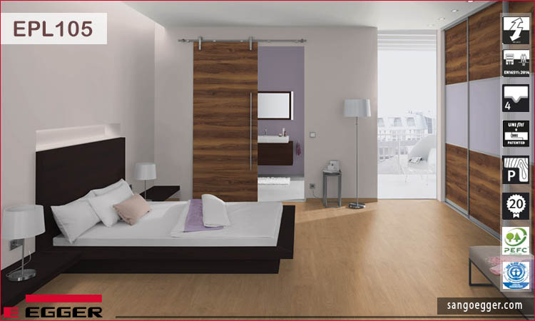 Sàn gỗ Egger EPL105 Shannon Oak honey