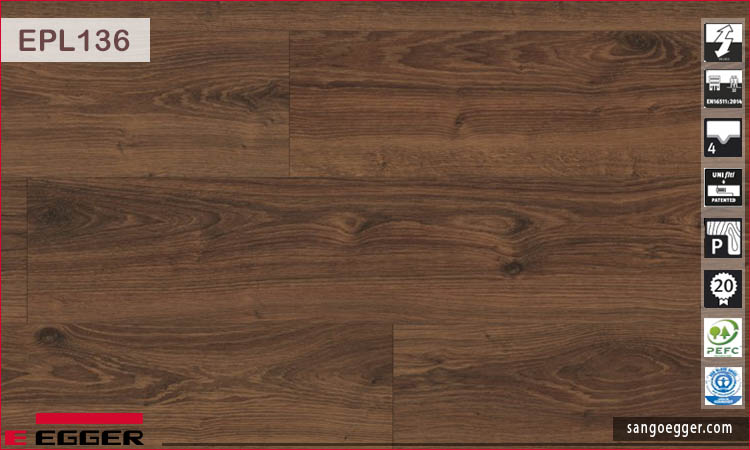 Sàn gỗ Egger EPL136 Lasken Oak