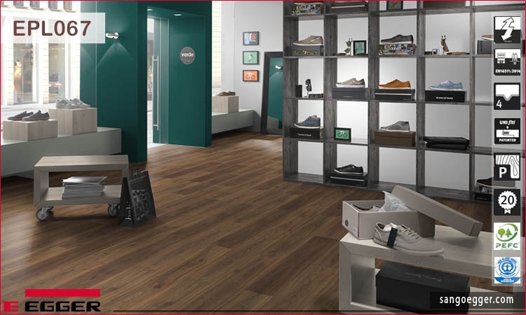 san go egger pro aqua plus epl067 dark langley walnut
